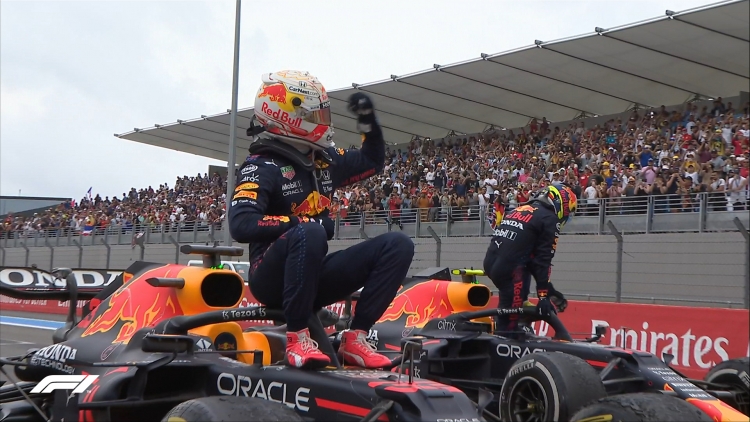 Max Verstappen y Sergio ´Checo´ Pérez hacen el 1-3 en el GP de Francia