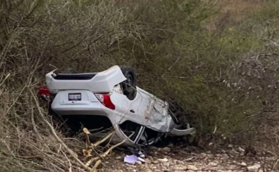 Dos personas resultan lesionadas tras volcadura que ocurri&oacute; sobre la maxipista Mazatl&aacute;n-Culiac&aacute;n