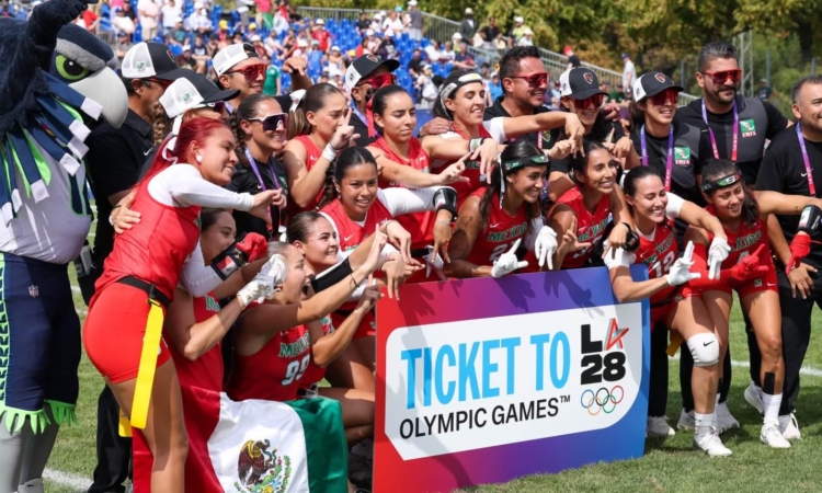 A Los &Aacute;ngeles 2028! Selecci&oacute;n Mexicana Femenil de flag football consigue boleto ol&iacute;mpico