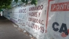 Piden a SEPyC e Isife atender una barda en peligro de derrumbe en Secundaria Federal #2