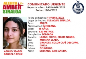 Jovencita de 15 años desaparece de la colonia Renato Vega, en Culiacán
