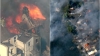 Incendio arrasa con decenas de casas en Wennington, Londres