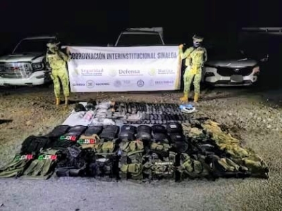 Capturan a 6 sicarios del CJNG en Culiacán con arsenal y más de medio millón de pesos