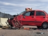 Conductor de autom&oacute;vil resulta ileso tras volcarse en la carretera Culiac&aacute;n-Eldorado