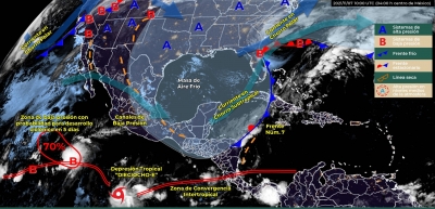 Sinaloa y Sonora registrar&aacute;n las temperaturas m&aacute;s altas del pa&iacute;s, hoy