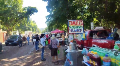 Vendedores ambulantes se quejan de intento de desalojo en pante&oacute;n 21 de Marzo
