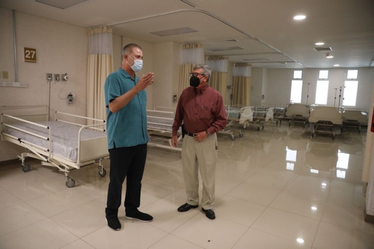 Gobernador anuncia apertura de 40 camas Covid en nuevo Hospital General de Culiacán