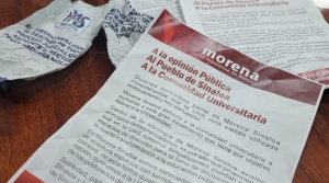 Acusan a Morena de repartir volantes de ataque en la UAS