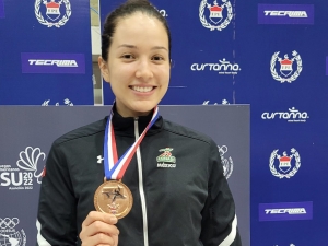 Esgrimista mexicana Liliana Tejeda Recibe trofeo &lsquo;Fair Play 2022&rsquo;; evit&oacute; descalificaci&oacute;n de su rival