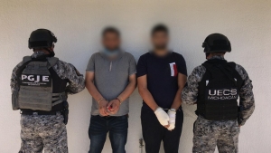 Captura la UEA a dos presuntos secuestradores de Michoacán