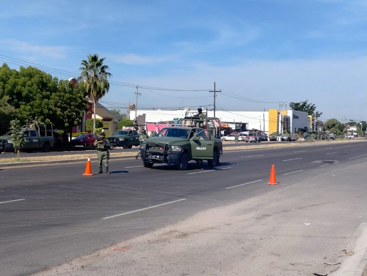 Un muerto y dos heridos en enfrentamiento de civiles con el Ejército, en Culiacán