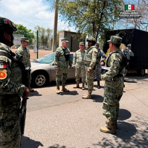 El General Secretario Ricardo Trevilla, titular de la Defensa, supervisa operativos en Culiac&aacute;n