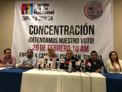 El plan B va en contra de toda la democracia, convoca el Frente C&iacute;vico Nacional a nueva marcha