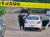 Gatilleros lo ejecutan a balazos mientras conducía un auto, en la Colonia Aquiles Serdán, en Culiacán