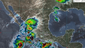 Tormenta Tropical Lidia se acerca a territorio mexicano