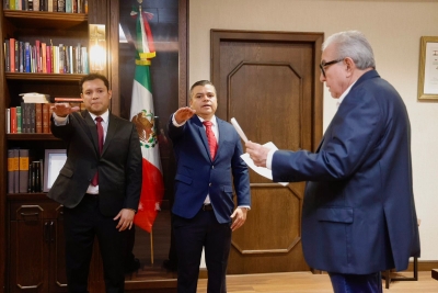 Nombra Gobernador Rocha Moya a 2 nuevos Subsecretarios de su Gabinete