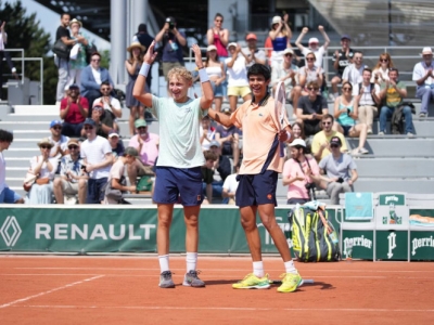 Tenista mexicano Rodrigo Pacheco se corona campe&oacute;n de dobles del Roland Garros