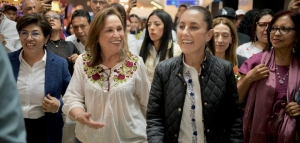 Balaceras dejan polic&iacute;as y civiles heridos en visita de Claudia Sheinbaum a Veracruz