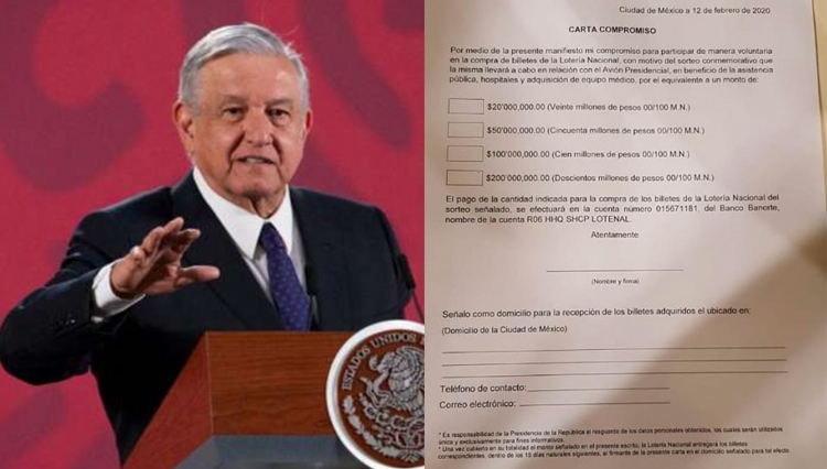 L&oacute;pez Obrador niega haberles pasado charola a los empresarios durante la cena por boletos del avi&oacute;n presidencial