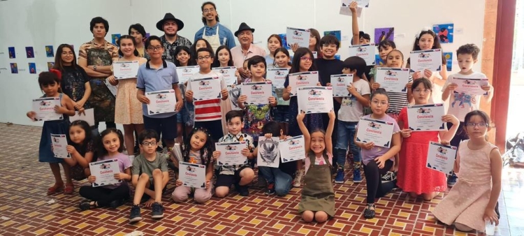 Visita los trabajos de niños y niñas del curso de verano UAS en la Casa de la Cultura