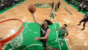 Miami Heat empata Serie ante Boston Celtics sin Jimmy Butler y con un Jaime Jáquez Jr. en gran forma