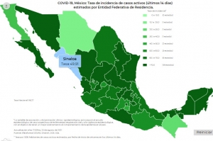 Se acumularon 3,231,616 millones de casos positivos confirmados en M&eacute;xico