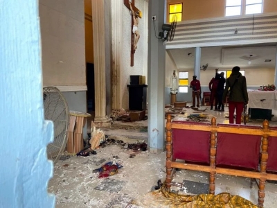 Ataque armado durante misa en Nigeria deja al menos 21 muertos